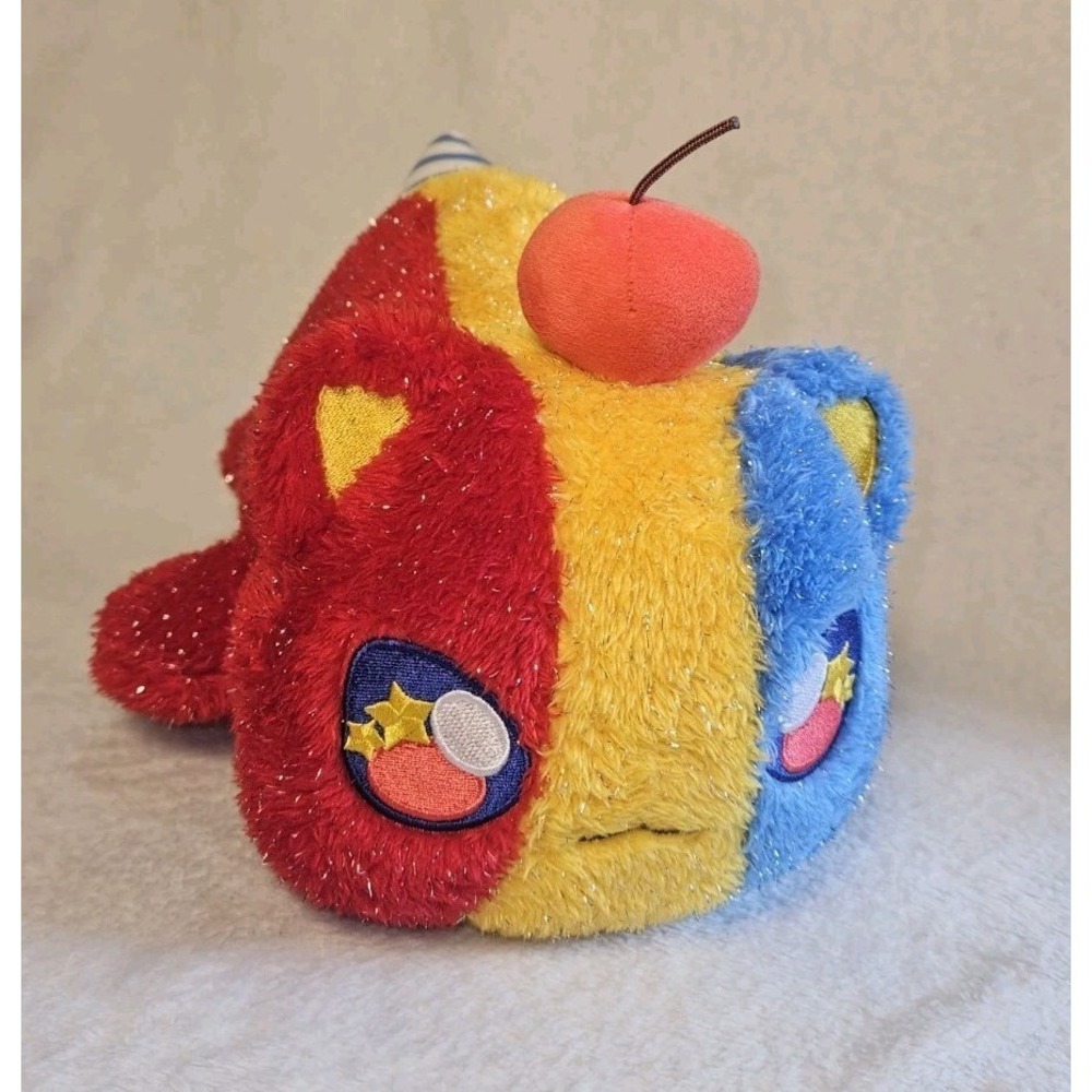 Aphmau Snow Cone Cat Carnival Treats Collection Plush Stuff 11" TriColor Rainbow